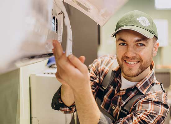 Commercial AC installation